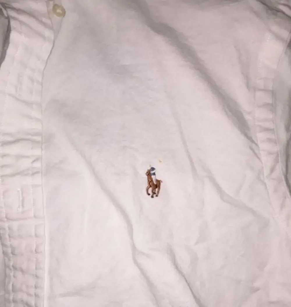 Polo Ralph Lauren Men Slim Fit Stretch White Long Sleeve Button Down Size M